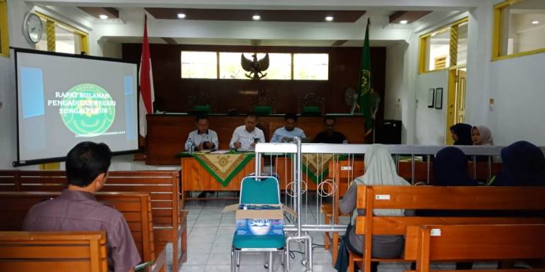 Rapat Bulanan Pengadilan Negeri Sungai Penuh